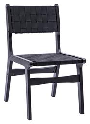 Ridley Καρέκλα Κουζίνας Ξύλινη Μαύρη 48.5x61x87εκ. Pakketo