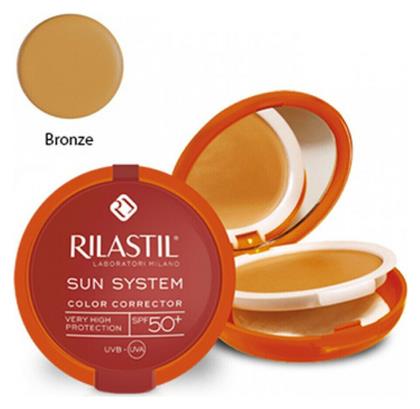 Sun System Uniforming Compact SPF50 Αντηλιακή Πούδρα Rilastil