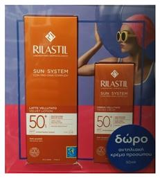 Sun System Velvet Touch Σετ με Αντηλιακή Κρέμα Προσώπου & Αντηλιακό Γαλάκτωμα Σώματος Rilastil