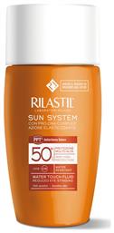 Rilastil Sun System Water Touch Fluid Αντηλιακή Λοσιόν Προσώπου SPF50 50ml