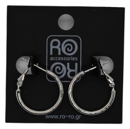 Ro-Ro Accessories Γυναικεία Σκουλαρίκια Κρίκοι από Ατσάλι - Ro Ro Accessories