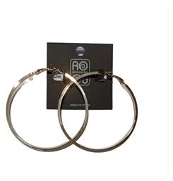 Ro-Ro Accessories Γυναικεία Σκουλαρίκια Κρίκοι από Ατσάλι Επιχρυσωμένα - Ro Ro Accessories