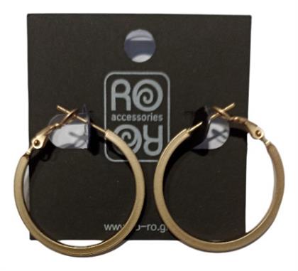 Ro-Ro Accessories Γυναικεία Σκουλαρίκια Κρίκοι από Χρυσό - Ro Ro Accessories