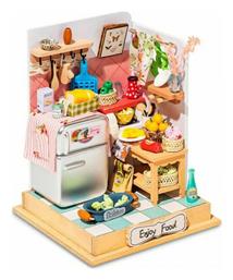 Παιχνίδι Κατασκευών Ξύλινo Taste Life Kitchen για Παιδιά 14+ Ετών Robotime