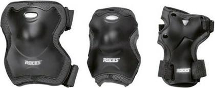 Roces SuperBasic Σετ Προστατευτικών για Rollers Μαύρο