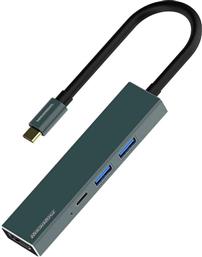 Rockrose Infinity 06S USB-C Docking Station με HDMI 4K PD Γκρι από το Public