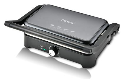 R-2116 1500W για 2 Τοστ Γκρι Rohnson