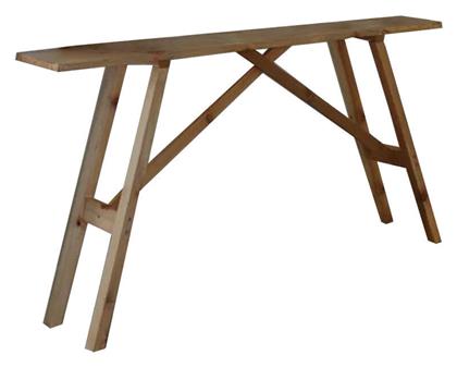 Roosevelt Κονσόλα από Μασίφ Ξύλο Καρυδί Μ119xΠ29xΥ80εκ. Pakketo