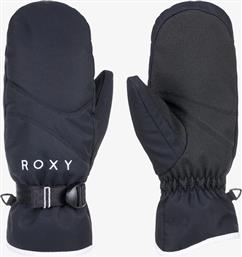 Roxy Jetty Solid Mittens Γυναικεία Γάντια Σκι & Snowboard Μαύρα
