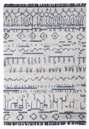 191 Iris Χαλί με Κρόσια Cream / Blue 160x230εκ. Royal Carpet