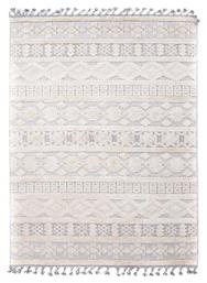 727A Χαλί Ορθογώνιο με Κρόσια White / Light Grey Royal Carpet