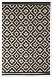 Flox 721K Χαλί Διάδρομος Καλοκαιρινό Ψάθινο Black Royal Carpet από το Spitishop