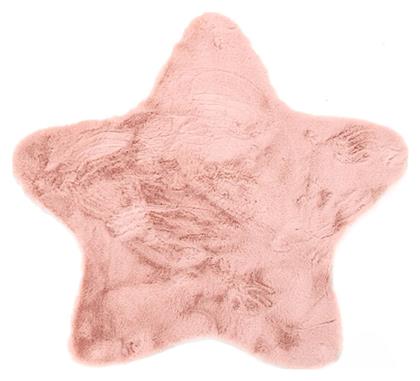 Παιδικό Χαλί Αστέρια 100x100cm Πάχους 23mm Star Pink Royal Carpet