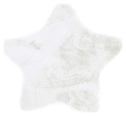 Παιδικό Χαλί Αστέρια 100x100cm Πάχους 23mm Star White Royal Carpet