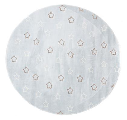 Παιδικό Χαλί Στρογγυλό με Διάμετρο 160cm 6395D L.Blue Royal Carpet