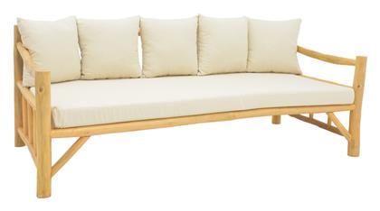 Roziana Παγκάκι Εξωτερικού Χώρου Ξύλινο με Μαξιλάρια 210x100x80cm - Pakketo