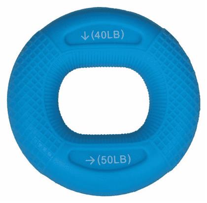 Power Gripper Ring Δαχτυλίδι Ενδυνάμωσης Δακτύλων - Χεριών Μπλε με Αντίσταση έως 22.6kg RPM Power