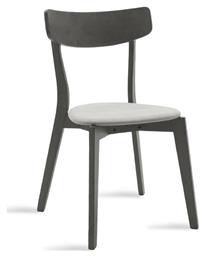Καρέκλες Κουζίνας Toto 45.5x51.5x77εκ. 2τμχ Rustic Grey - Pakketo