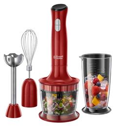 Ραβδομπλέντερ με Ανοξείδωτη Ράβδο 500W Κόκκινο Russell Hobbs