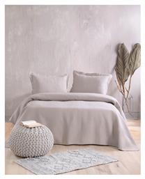 Allure Σετ Κουβερλί Υπέρδιπλο Microfiber Μπεζ 220x240cm Rythmos