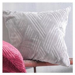 Διακοσμητική Μαξιλαροθήκη Lotus Fleece Γκρι 50x50εκ. Rythmos