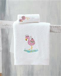 Rythmos Flamingo Σετ Βρεφικές Πετσέτες Ροζ 2τμχ