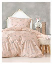 Jerom Βρεφικό Σεντόνι Λίκνου Βαμβακερό Ροζ 80x110εκ. Rythmos