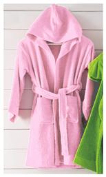 Παιδικό Μπουρνούζι Twist Ροζ με Κουκούλα Rythmos