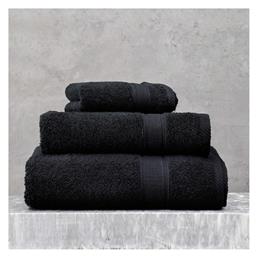 Πετσέτα Σώματος Illusion 100x150εκ. Μαύρο Βάρους 480gr/m² Rythmos