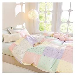 Σετ Σεντόνια Υπέρδιπλα 230x260εκ. Delight Multi 4τμχ Rythmos