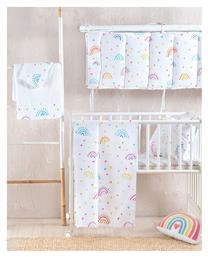 Σετ Βρεφική Παπλωματοθήκη με Μαξιλαροθήκη Rainbow Rainbow 110x160εκ. Rythmos