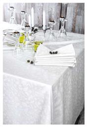 Τραπεζομάντηλο Σετ 13τμχ Bensimon White 160x270εκ. Rythmos