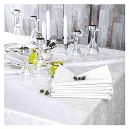 Τραπεζομάντηλο Βαμβακερό Bensimon White 140x220εκ. Rythmos