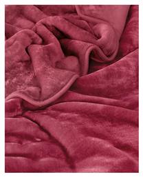 Velour Κουβέρτα Βελουτέ Υπέρδιπλη 240x260εκ. Ροδί Rythmos