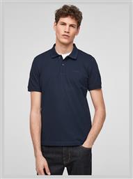 S.Oliver Ανδρικό T-shirt Polo Navy Μπλε - S Oliver