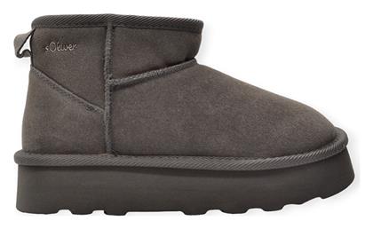 S.Oliver Γυναικεία Μποτάκια Γκρι - S Oliver από το CasualShoes