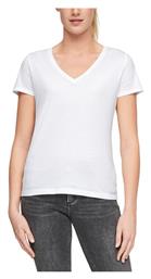 S.Oliver Γυναικείο T-shirt Λευκό με Λαιμόκοψη V - S Oliver