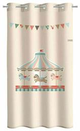 Παιδική Κουρτίνα Carousel με Τρουκς Μπεζ 160x250εκ. Saint Clair