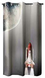 Παιδική Κουρτίνα Space με Τρουκς Γκρι 160x240εκ. Saint Clair