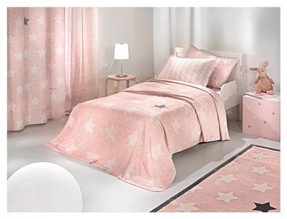 Παιδικό Κουβερλί Μονό Pirineo Ultra Soft Ροζ 160x220εκ. Saint Clair
