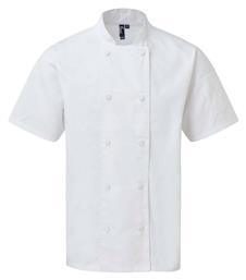 Σακάκι Σεφ 100% Βαμβάκι Unisex Λευκό με Μακρύ Μανίκι PR902 - Premier