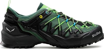 Salewa Wildfire Edge GTX Ανδρικά Χαμηλά Ορειβατικά Παπούτσια Πράσινα Αδιάβροχα με Μεβράνη Gore-Tex