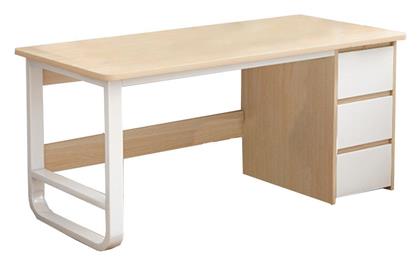 Salto Παιδικό Γραφείο από Μελαμίνη Καφέ 120x48x74cm - Pakketo