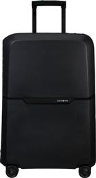 Samsonite Magnum Eco Spinner Μεσαία Βαλίτσα με ύψος 69cm σε Μαύρο χρώμα
