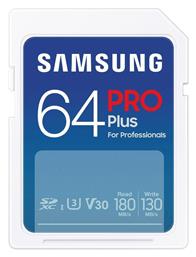Evo Plus 2021 SDHC 64GB Class 10 U3 V30 UHS-I Samsung
