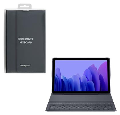 Flip Cover Δερματίνης με Πληκτρολόγιο Γκρι (Galaxy Tab A7) Samsung