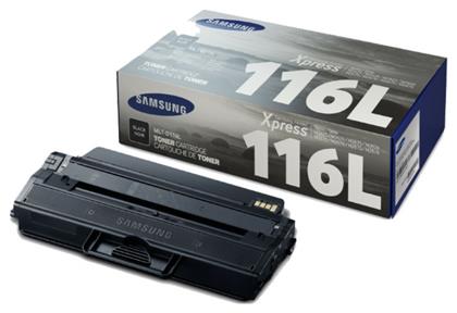 MLT-D116L Γνήσιο Toner Laser Εκτυπωτή Μαύρο High Yield 3000 Σελίδων (SU828A) Samsung