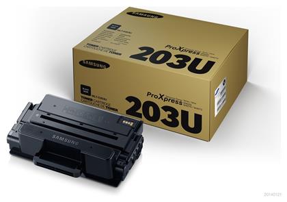 MLT-D203U Γνήσιο Toner Laser Εκτυπωτή Μαύρο Extra High Yield 15000 Σελίδων (SU916A) Samsung