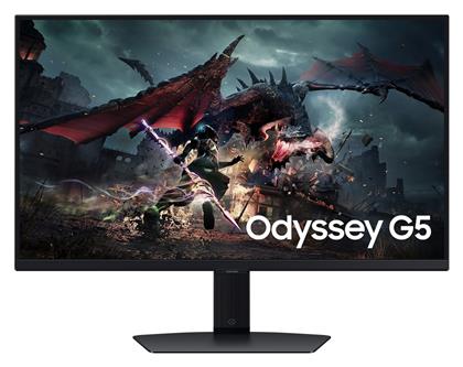 Odyssey G5 G50D IPS HDR Gaming Monitor 27'' QHD 2560x1440 180Hz με Χρόνο Απόκρισης 1ms GTG Samsung