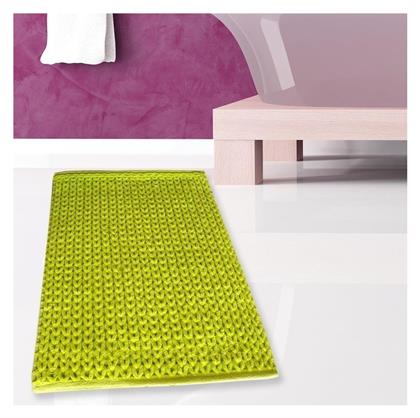 Πατάκι Μπάνιου Βαμβακερό Chenille Πράσινο 70x120εκ. San Lorentzo